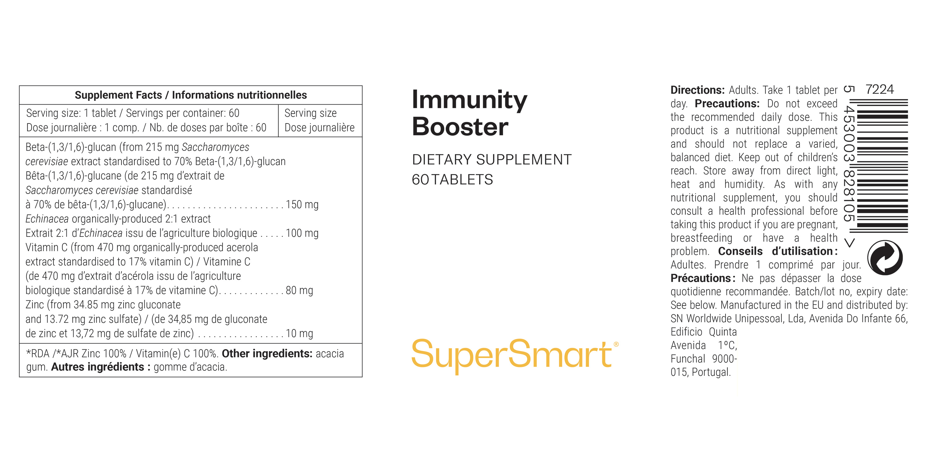 Echinacea supplement for boosting the immune system