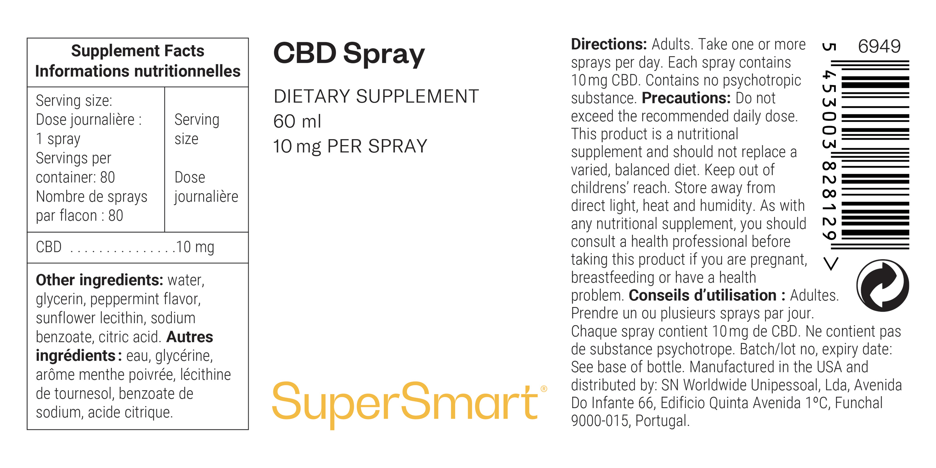 Oral CBD spray 