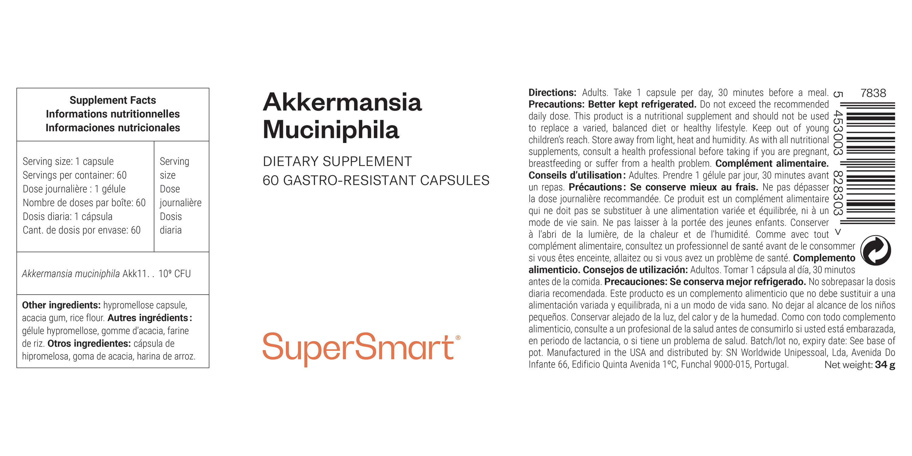 Probiotic Akkermansia Muciniphila