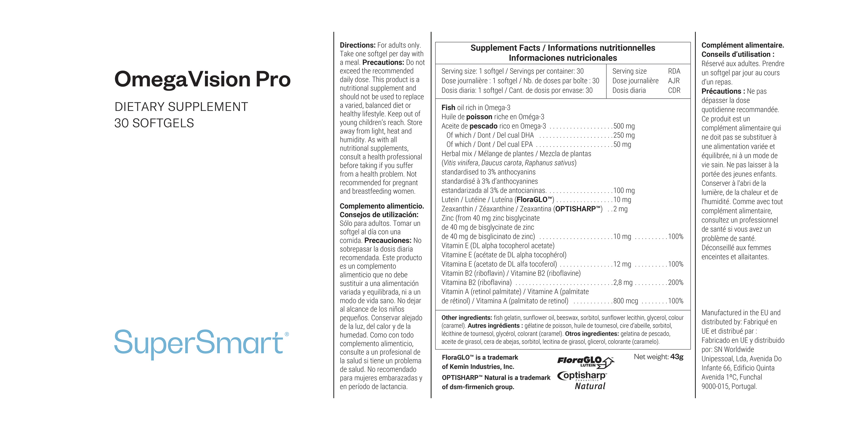 Eye and vision supplement