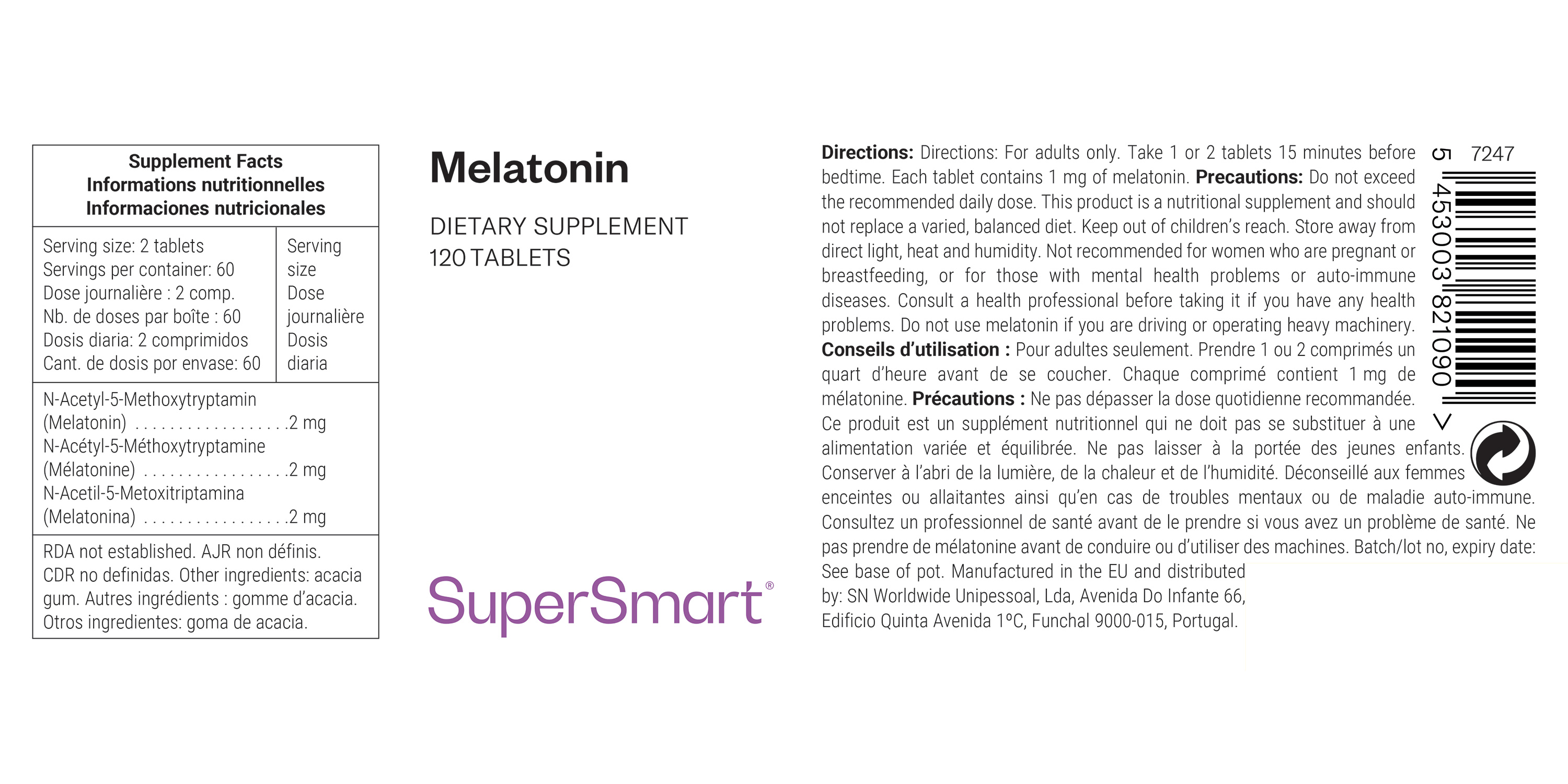 Melatonin 1 mg