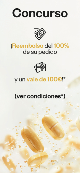 Tu pedido reembolsadio integramente + un vale de 100 euro