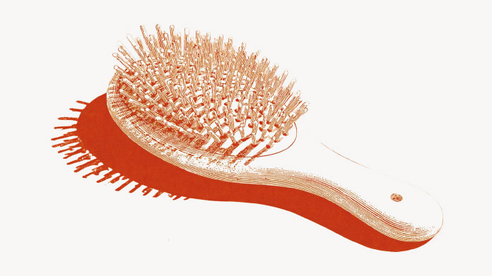 Brush The relationship between folic acid and hair