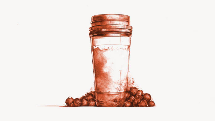 Reusable bottle with a BCAA's shake When is it best to take BCAAs?