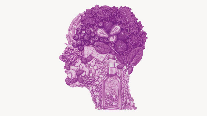 Foods forming the shape of a human being Diet may have an effect on cognitive health