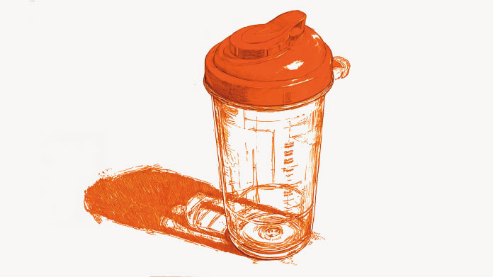 Reusable bottle with a lysine shake The benefits of lysine